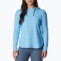 Дамски суитшърт за трекинг на Columbia Sun Trek EU Pullover с качулка blue 1981541
