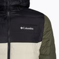 Мъжко пухено яке Columbia Powder Lite с качулка dark stone/shark/stone green 10