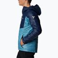Мъжки пухени якета Columbia Platinum Peak с качулка shasta/collegiate navy 3