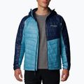 Мъжки пухени якета Columbia Platinum Peak с качулка shasta/collegiate navy 4