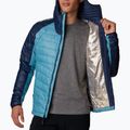 Мъжки пухени якета Columbia Platinum Peak с качулка shasta/collegiate navy 5