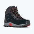 Детски туристически обувки Columbia Newton Ridge Amped black/mountain red 10