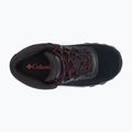 Детски туристически обувки Columbia Newton Ridge Amped black/mountain red 18