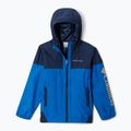 Детско яке за вятър Columbia Flash Challenger cbright indigo/collegiate navy