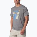Мъжка тениска за трекинг Columbia Sun Trek Short city grey heather/simple gorge 2