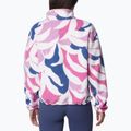 Дамски поларен суитшърт Columbia Helvetia Cropped 1/2 cosmos floristic print/eve/salmon rose 2