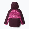 Детско скиорско яке Columbia Mighty Mogul III Print pink ice windblown/ moonvista 2