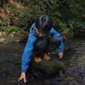 Детско яке за дъжд Columbia Rainy Trails II Fleece mountain blue/ collegiate navy slub 8