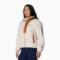 Дамски суитшърт Columbia Boundless Discovery Sherpa Full Zip II chalk/camel brown 4