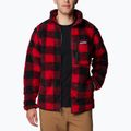 Мъжки поларен суитшърт Columbia Winter Pass Printed mountain red check 3