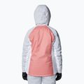 Дамско скиорско яке Columbia Snowy Summit Ins pink agave/white/cirrus grey dobby 2