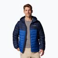 Мъжко пухено яке Columbia Powder Lite II Hooded mountain blue/ collegiate navy 4