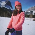 Детски суитшърт от полар Columbia Glacial Fleece hot coral 3