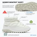 Дамски ботуши за сняг Columbia Snowtrot Shorty sea salt/fig 6