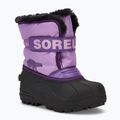 Детски ботуши за сняг Sorel Snow Commander gumdrop/purple violet