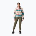 Дамски поларен суитшърт Columbia Helvetia II Printed Cropped Half Snap river blue/rogue walleye 2