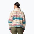 Дамски поларен суитшърт Columbia Helvetia II Printed Cropped Half Snap river blue/rogue walleye 3