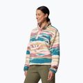 Дамски поларен суитшърт Columbia Helvetia II Printed Cropped Half Snap river blue/rogue walleye 4