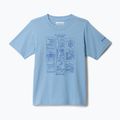 Детска тениска Columbia Valley Creek Graphic ripple blue/hike guide