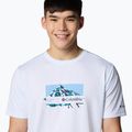 Мъжка тениска Columbia Ice Lake II SS white/peak direction 4