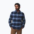 Мъжка риза Columbia Windward II collegiate navy blurred ombre