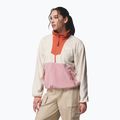Дамски суитшърт Columbia Sequoia Grove 1/2 Zip Fleece chalk/eraser pink/tuscan