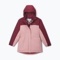 Детско скиорско яке Columbia Hikebound II long insulated eraser pink/rich wine