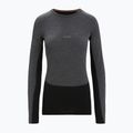 Дамска термоактивна блуза icebreaker ZoneKnit 260 jet hthr/black/metro hthr/cb 8