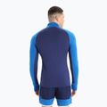 Мъжка термоактивна блуза icebreaker ZoneKnit 260 Half Zip lazurite/royal navy/snow/cb 3