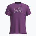 Мъжка тениска за трекинг Icebreaker Merino 125 Cool-Lite Sphere Tee Across The Peaks passion