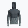 Мъжки суитшърт за трекинг Icebreaker Merino 200 RealFleece Descender Zip Hoodie abyss/blue ash/black