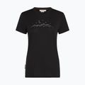 Дамска тениска за трекинг icebreaker Merino 150 Tech Lite SS Tee Sparkling Stars black 6