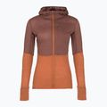Дамски суитшърт за трекинг Icebreaker Merino 200 Realfleece Descender Zip Hoodie dusty clay