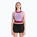 Дамска термоактивна тениска icebreaker Zoneknit Cropped Bra-Tank в цвят лилав gaze