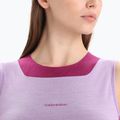 Дамска термоактивна тениска icebreaker Zoneknit Cropped Bra-Tank в цвят лилав gaze 4