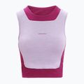 Дамска термоактивна тениска icebreaker Zoneknit Cropped Bra-Tank в цвят лилав gaze 6