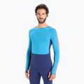 Мъжка термоактивна блуза icebreaker 125 Zoneknit Crewe geo blue