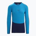 Мъжка термоактивна блуза icebreaker 125 Zoneknit Crewe geo blue 7