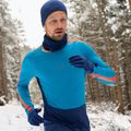 Мъжка термоактивна блуза icebreaker 125 Zoneknit Crewe geo blue 9