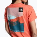 Дамска тениска за трекинг The North Face Foundation Graphic orange NF0A55B2LV31 4