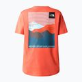Дамска тениска за трекинг The North Face Foundation Graphic orange NF0A55B2LV31 6