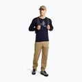 Мъжка блуза с дълъг ръкав  icebreaker Merino 200 Oasis Crewe SkiingYeti midnight navy 2