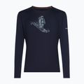 Мъжка блуза с дълъг ръкав  icebreaker Merino 200 Oasis Crewe SkiingYeti midnight navy 7