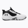 Мъжки баскетболни обувки Under Armour Lockdown 6 white/jet grey/black 2