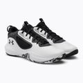 Мъжки баскетболни обувки Under Armour Lockdown 6 white/jet grey/black 4