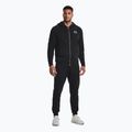 Мъжки панталони за тренировка Under Armour Essential Fleece Joggers black/white 2