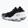 Мъжки баскетболни обувки Under Armour черен-бял Jet '21 3024260-006 3