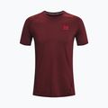Мъжка тениска за тренировки Under Armour HeatGear Armour Fitted maroon 1361683
