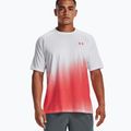 Мъжка тренировъчна тениска Under Armour Tech Fade червено и бяло 1377053