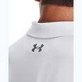 Мъжка поло тениска Under Armour Matchplay white/pitch gray 4